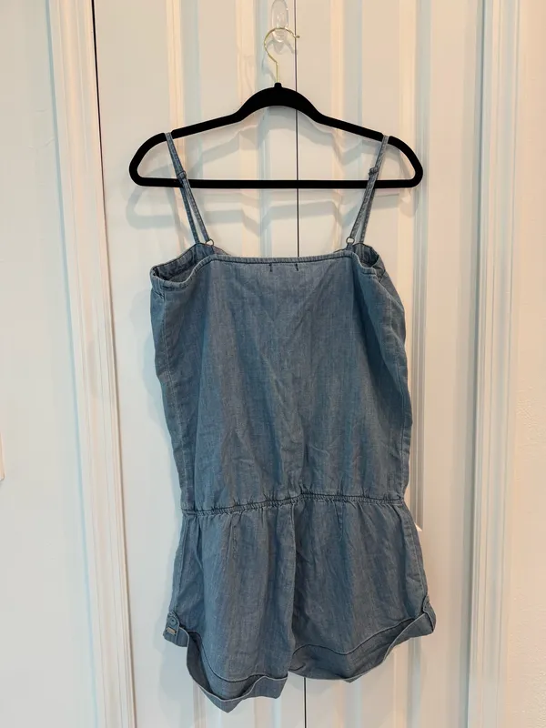 Seven7 Denim Cotton Romper - Image 4