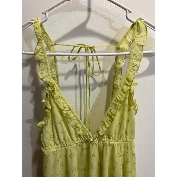 Anthropologie Rumored NWT Women Medium Floral Secret Garden Mini Dress Coquette - Image 4