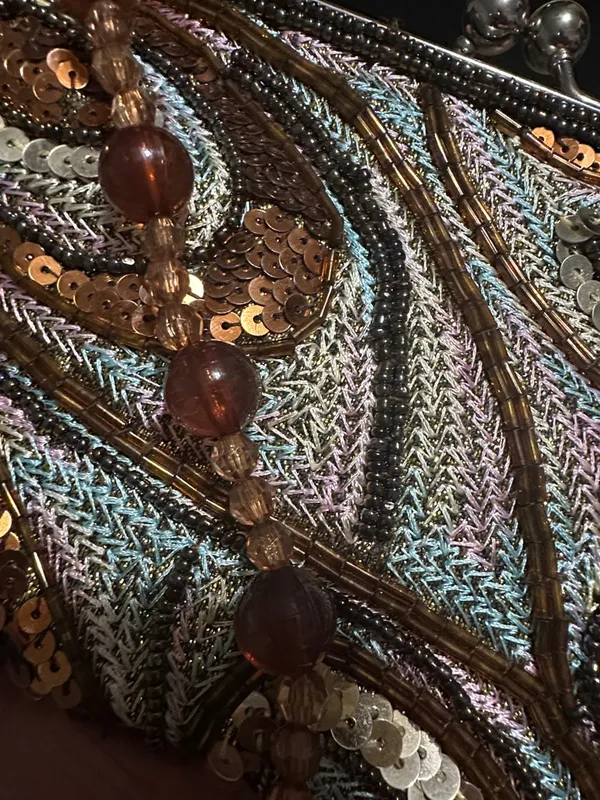 Statement Beaded Handbag ✨ Unique Vintage - Image 7