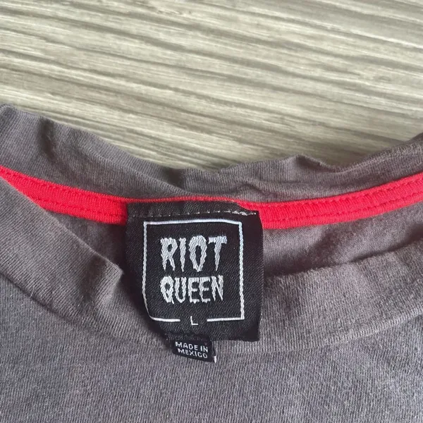 Riot Queen Alright Crop Tshirt - Image 2
