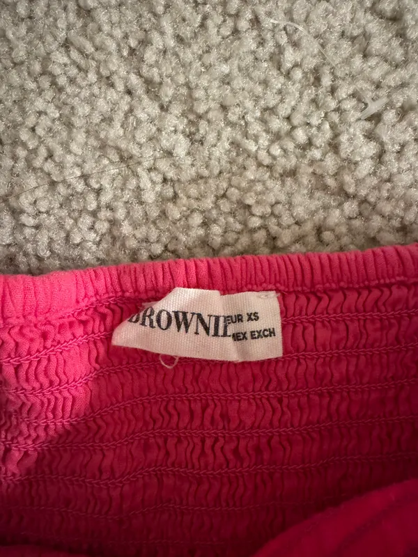 BROWNIE Pink Beaded Layered Flowy Skirt Size XS - Image 3
