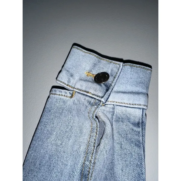LNDN‎ Denim Landon Denim Cutout Waist Classic Denim Jacket NWT Size XXS - Image 2