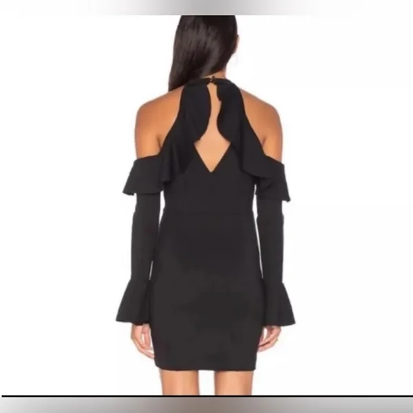 Free People black cold‎ shoulder dress Size M - Image 2