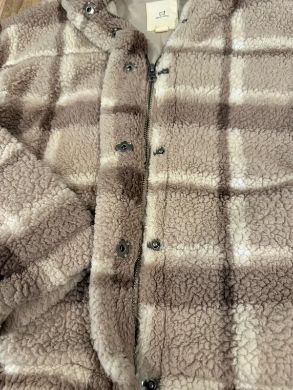 Plaid Sherpa jacket  - Image 4