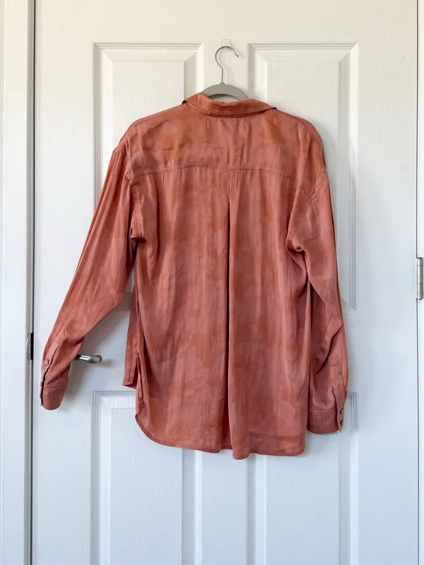 Free People We The Free Color of the Valley Button Down Shirt - Image 3