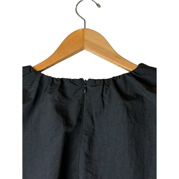 Day + Moon 2 Piece Set Women Small Black NWT Bubble Hem‎ Top Skirt Parachute - Image 5