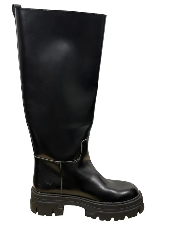 H&M Chunky Knee High Lug Sole Boots Size 7 - Image 7