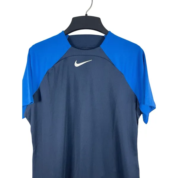 Nike DriFIT Womens L Blue Athletic Shirt Soccer Training Vented Short Sleeve NWT - Image 2