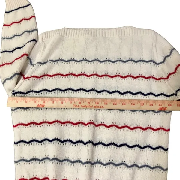 Vintage Boat Neck Sweater Womens M? Used - Image 8