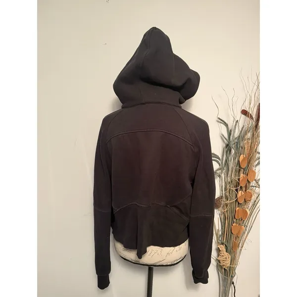 Lululemon Scuba Oversized Half-Zip Hoodie - M/L -‎ Black Fade - Image 5
