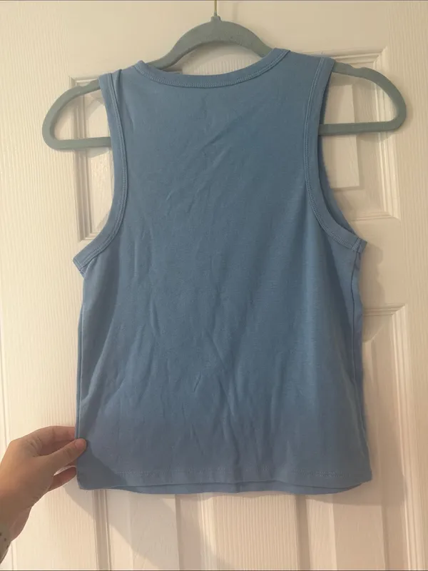 Ford Light Blue Tank with Navy Bronco Graphic - Image 4