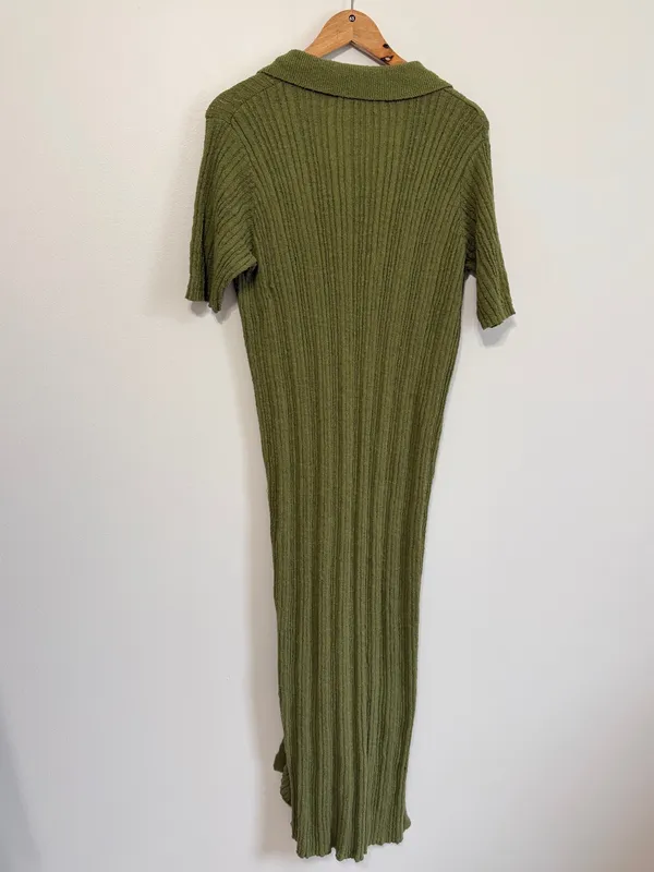Free People Beach Riding Waves Knit Longline Cardigan Sweater Dress Size Medium - Image 7