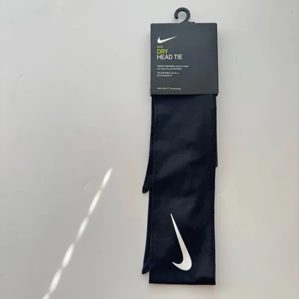 $5/$25 NWT Nike Dri Fit Tie Adjustable Head Tie Black - Image 3
