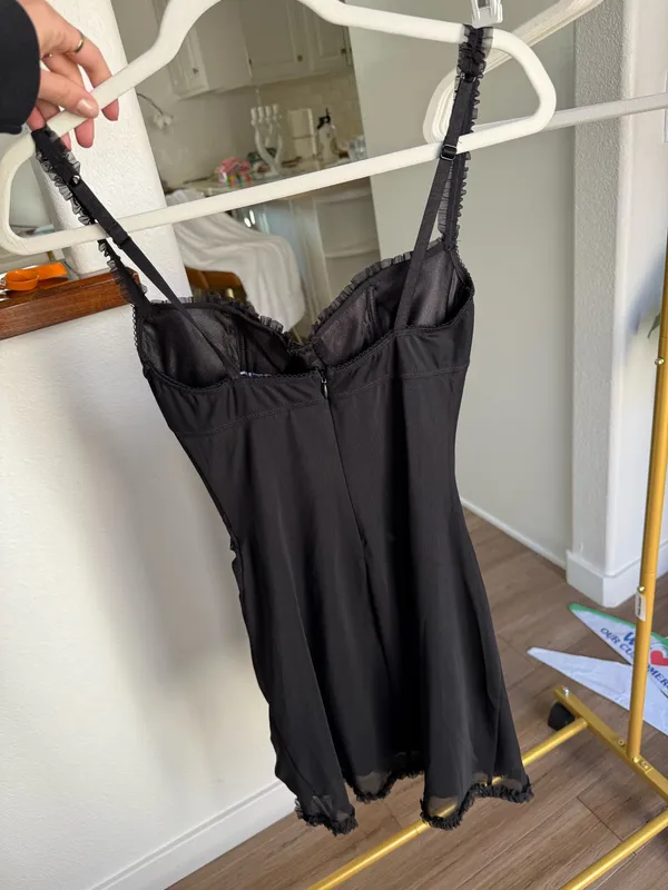 I am Gia black mini dress - Image 2