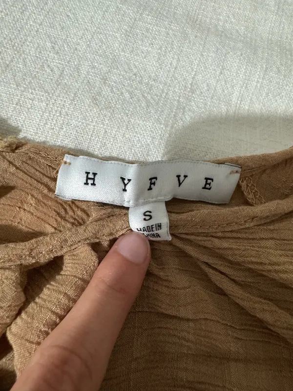 HYFVE Crop Top Brown - Image 3