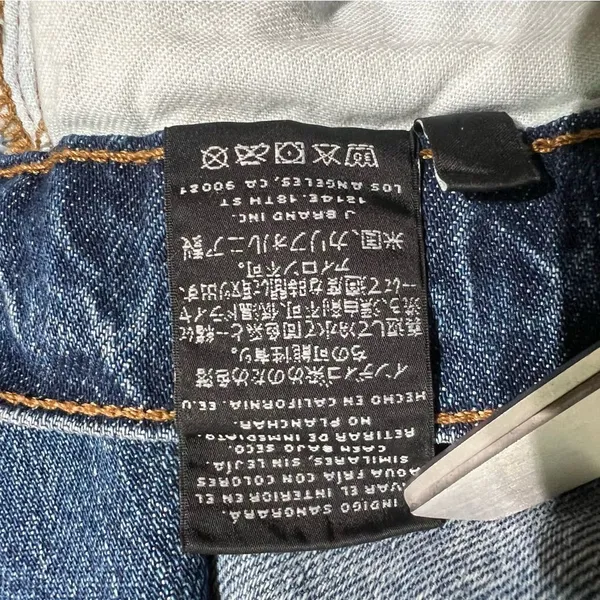 J Brand Jake Distressed Ripped Knee Straight Leg Jeans Medium Wash Size‎ 23 - Image 11