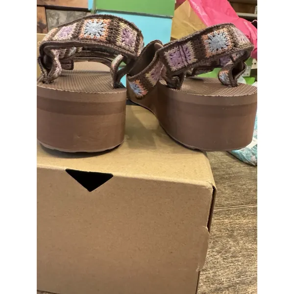 Teva Women's Flatform Universal Sandal Crochet Size 11 Gorpcore - Image 6