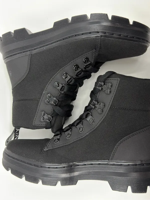 Dr. Martens Combs Canvas Lace Boots Color Black/Black. SZ 6 - Image 8