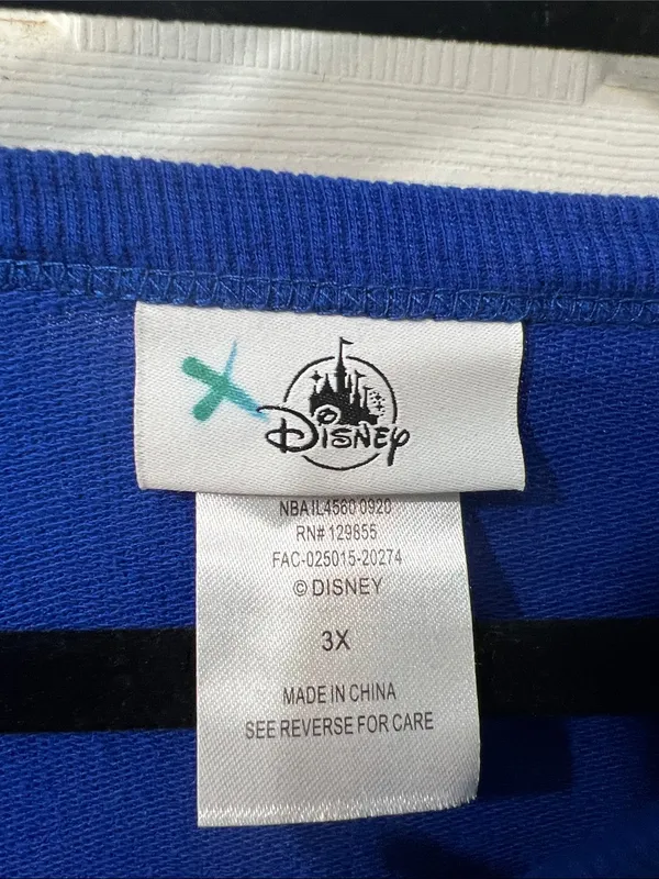 Blue Disneyland Resort Crewneck Size 3X - Image 2
