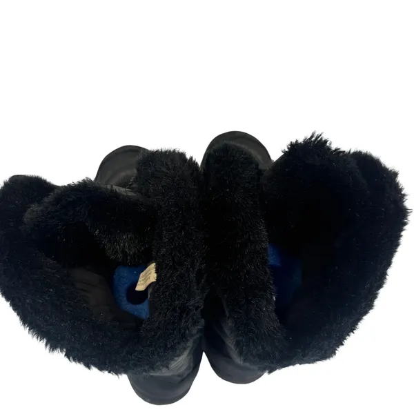 The North Face Nuptse Purna II Winter Boots Black Goose Down Faux Fur Womens 9.5 - Image 13