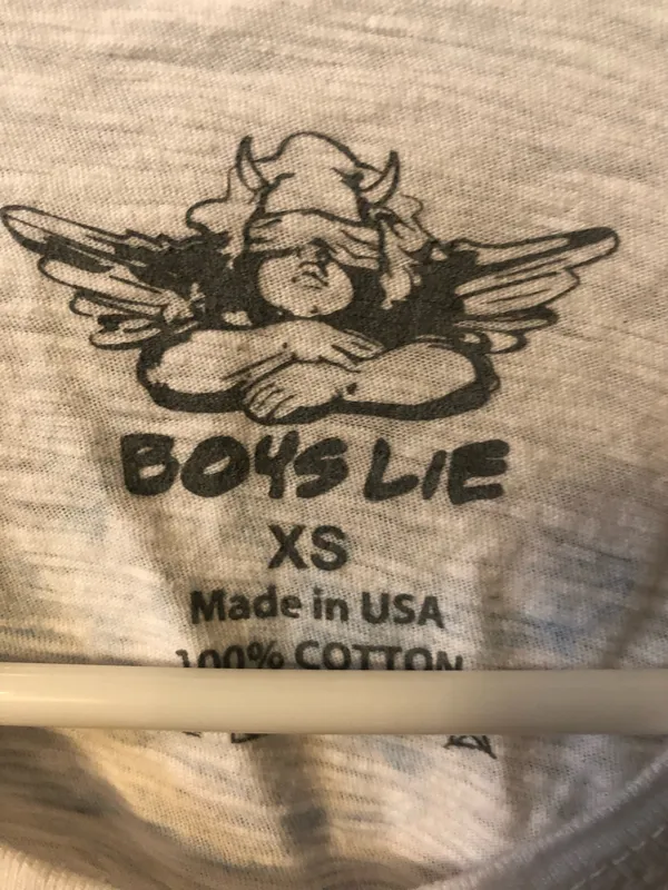 Boys Lie Crop Top - Image 3
