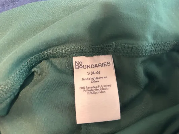 No Boundaries Fold Over Booty Shorts - Image 2