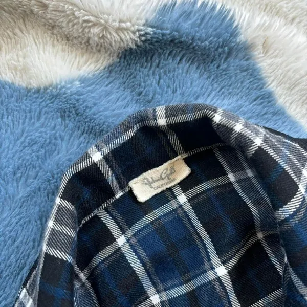 Brandy Melville Plaid Cropped Button Up Shirt - Image 2
