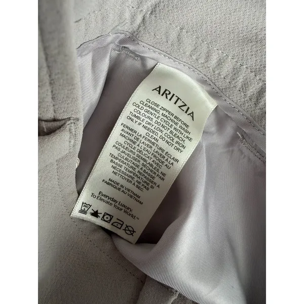 Aritzia Wilfred Bridger Cargo Pants Women's 00 Ashen Wide Leg Crepette - Image 9
