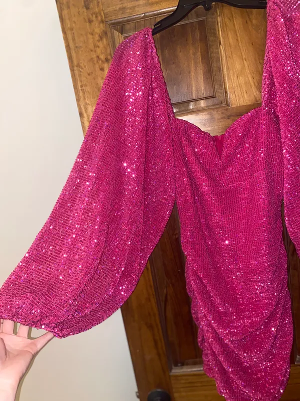 Altard State Pink Sequin Dress - Image 4