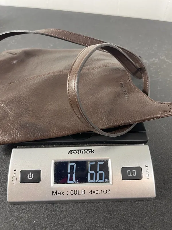 Fossil Soft Genuine Leather Purse Brown Everyday Crossbody Shoulder Bag - Image 12