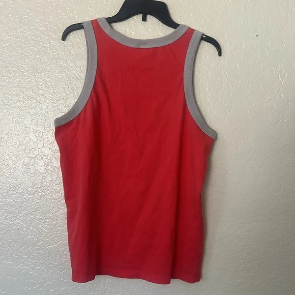 Nike Peach and Gray Athletic Tank Size‎ L - Image 2