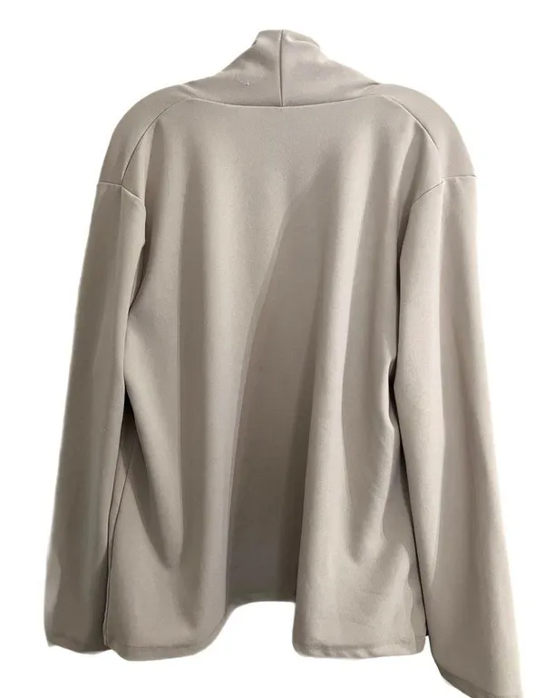 Beige Open Front Blazer Women’s 3X - Image 2