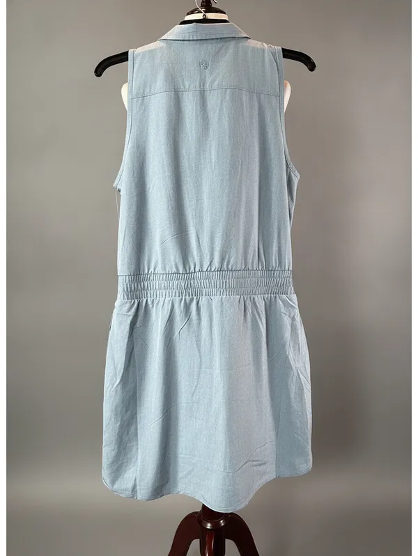 Elle Sport Sleeveless Casual Dress with Shorts Seafoam Green - Image 2