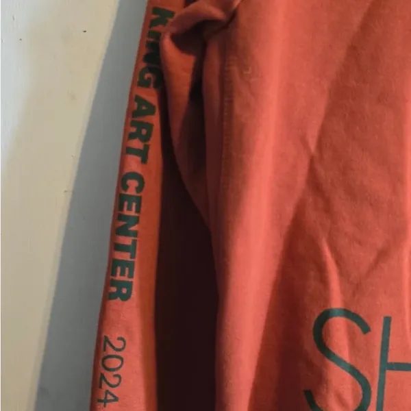 Women's Warm Rust Hoodie Brown Size XXL - Image 10