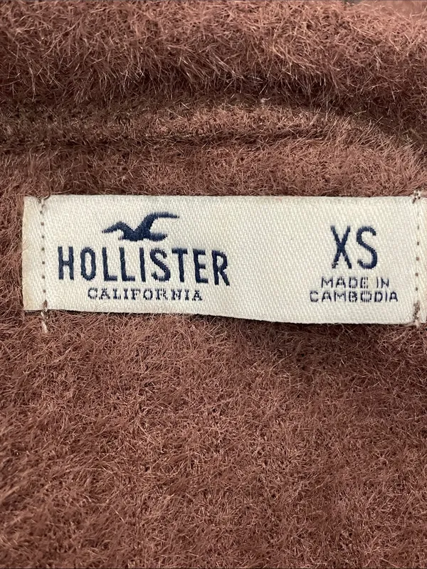Hollister Soft V-Neck Sweater in Brown - Image 4