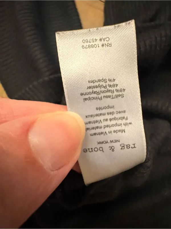 RAG‎ & BONE Hudson V Neck Tee - Image 6