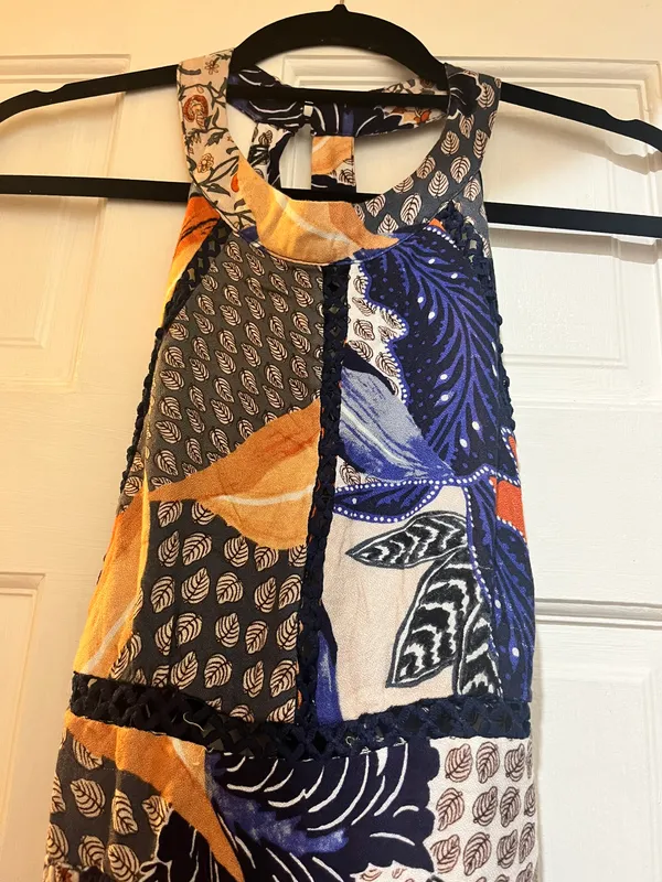 Boutique Auburn Gameday Jaase Orange and Blue Dress - Image 3