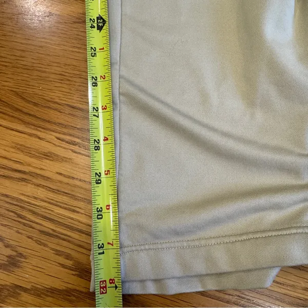 VINTAGE Jordan Womens TRACK Pants Large/Medium Tan, Red, Green,‎ Yellow Dri-Fit - Image 9