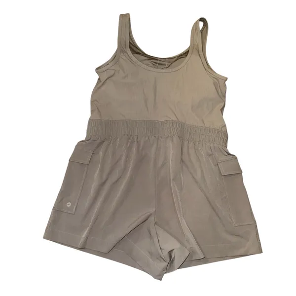 Mixed media active romper  - Image 5
