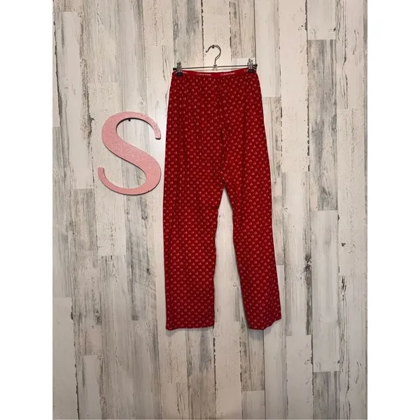 Calvin Klein red pajama pants size small - Image 11