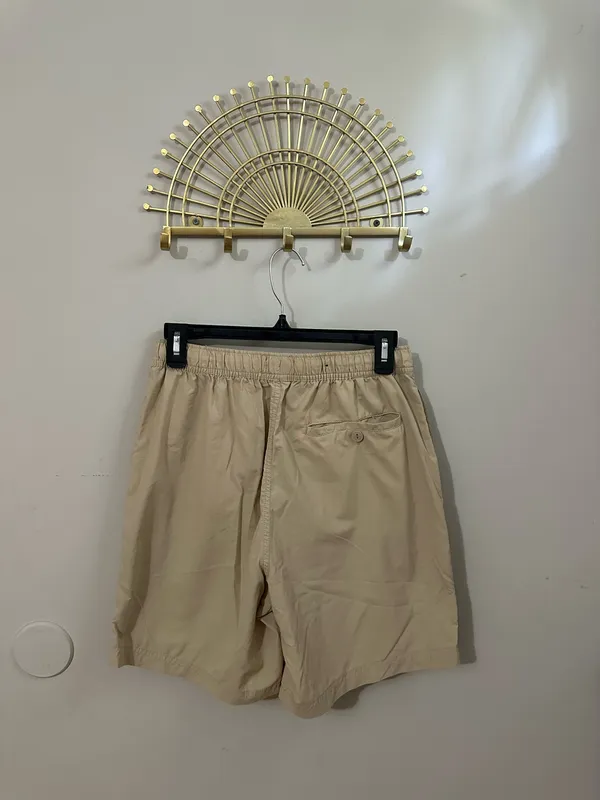 Men's Khaki Shorts with Drawcord Waist - Image 2