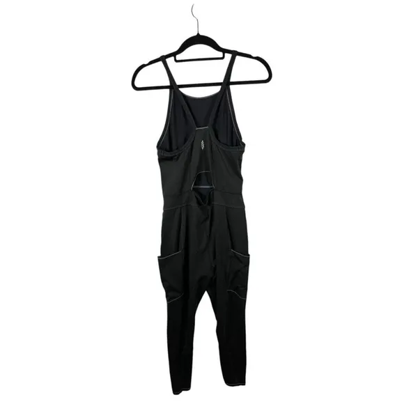 Free People Movement Cross‎ The Line Bodysuit Black Women’s Size Medium athletic - Image 6