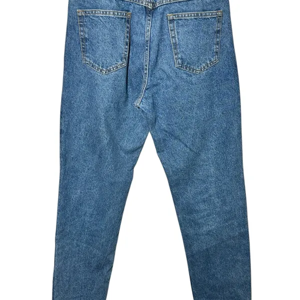 Brandy Melville John Galt Button Fly Straight Leg Medium Blue Jeans Size‎ Medium No Distressing - Image 2