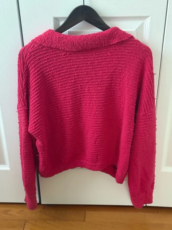 Free People Beach Carter Sweater in Rose - Image 3