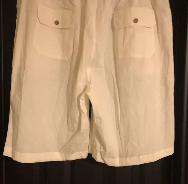 NWOT Linen Shorts Size XXL - Image 3
