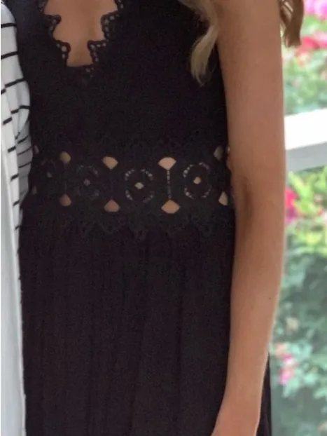 Lulu's Black Maxi Dress (Worn 1 time!) - Image 2