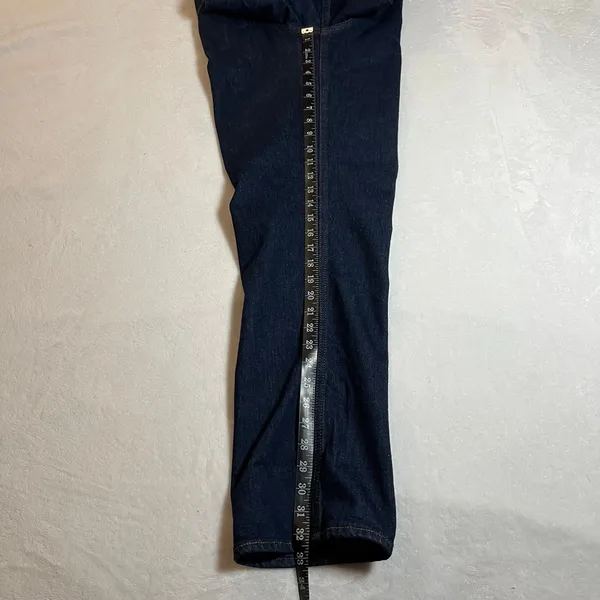 Abercrombie & Fitch Curve Love Mid Rise 90s Straight Jeans Size 33L Casual - Image 9