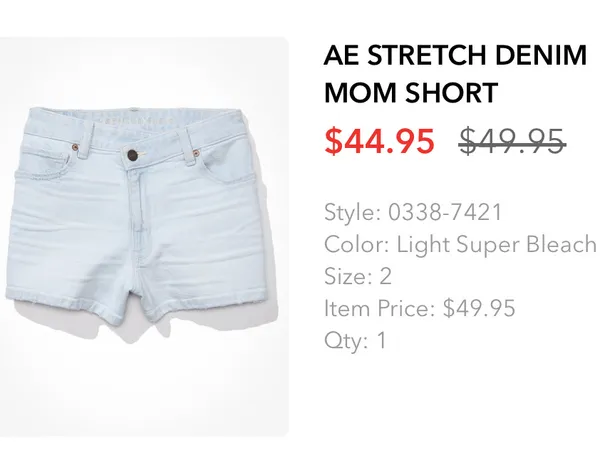 American Eagle Jean Shorts - Image 5