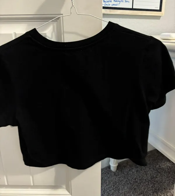 Cotton On Black Crop Top - Image 5