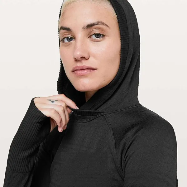 Lululemon Black Rest Less Hoodie Pullover - Image 3